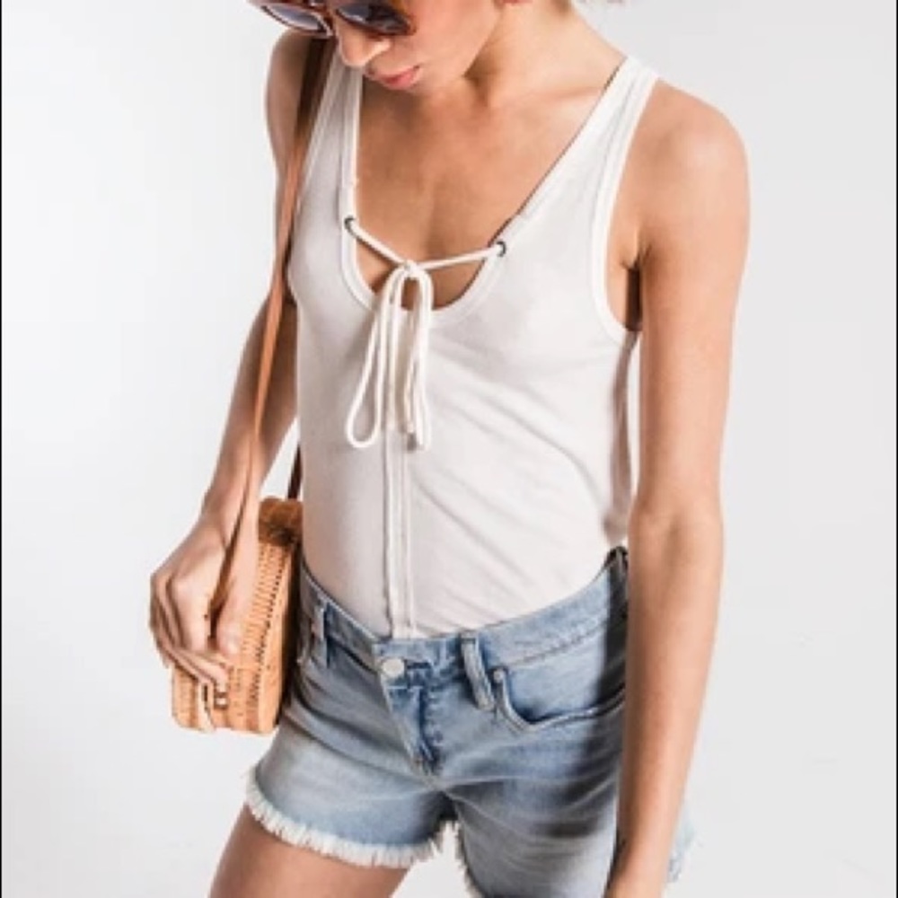 Z Supply micro rib tie front tank